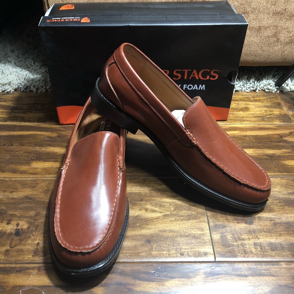 Deer Stags Mentor Dark Maple Loafers Men's Size 11.5